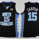 Men's North Carolina Tar Heels 15 Vince Carter College Basketball Jersey Black