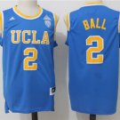 Men's UCLA Bruins #2 Lonzo Ball College Basketball Jersey Blue