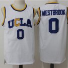 Men's UCLA Bruins #0 Russell Westbrook College Basketball Jersey White