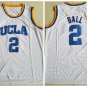 Men's UCLA Bruins #2 Lonzo Ball College Basketball Jersey White