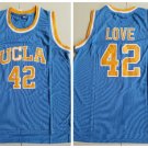 Men's UCLA Bruins #42 Kevin Love Blue College Basketball Jersey