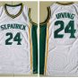 Men's St. Patrick High School #24 Kyrie Irving White Basketball Jersey