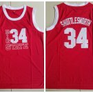 Jesus Shuttlesworth #34 Big State He Got Game Movie Basketball Jersey Red
