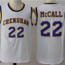 Men's Crenshaw High School #22 Quincy McCall White Basketball Jersey