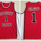 Shorty Doo-Wop Shawty #1 Sunset Park Team Basketball Jersey Movie Drama Red