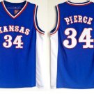 Men's Kansas #34 Paul Pierce Blue College Basketball Jersey