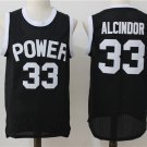 Lew Alcindor #33 POWER Memorial Academy High School Basketball Jersey Black