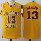 Men's James Harden #13 Arizona State College Basketball Jersey Stitched Yellow