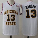 Men's James Harden #13 Arizona State College Basketball Jersey Stitched White