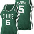 Women's Boston Celtics #5 Kevin Garnett Green Dress Basketball Jersey