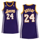 Women's Los Angeles Lakers #24 Kobe Bryant Purple Dress Basketball Jersey