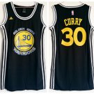 Women's Golden State Warriors #30 Stephen Curry Dress Basketball Jersey Black