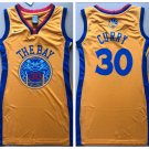 Women's Golden State Warriors #30 Stephen Curry Dress Basketball Jersey Yellow