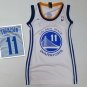 Women's Golden State Warriors #11 Klay Thompson Dress Basketball Jersey White
