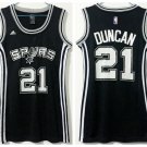 Women's San Antonio Spurs #21 Tim Duncan Dress Basketball Jersey Black