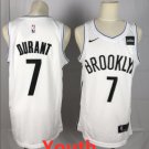 Youth Brooklyn Nets #7 Kevin Durant Stitched Swingman Basketball Jersey White