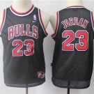 Youth Chicago Bulls #23 Michael Jordan Stitched Basketball Jersey Black