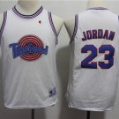Youth Space Jam Michael Jordan #23 Tune Squad Basketball Jersey Throwback White