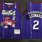 Youth Toronto Raptors #2 Kawhi Leonard Throwback Basketball Jersey Purple