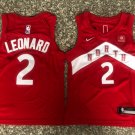 Youth Toronto Raptors #2 Kawhi Leonard Earned Edition Basketball Jersey Red