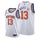 Men's New York Knicks #13 Marcus Morris Sr. White Basketball Jersey Stitched