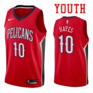 Youth New Orleans Pelicans #10 Jaxson Hayes Red Swingman Basketball Jersey