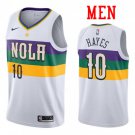 Men's New Orleans Pelicans #10 Jaxson Hayes White City Basketball Jersey Stitched