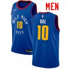 Men's Denver Nuggets #10 Bol Bol Blue Statement Basketball Jersey Stitched