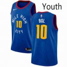 Youth Denver Nuggets #10 Bol Bol Blue Statement Basketball Jersey Stitched