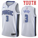 Youth Orlando Magic #3 Chuma Okeke White Association 2019 Draft Jersey