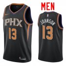 Men's Phoenix Suns #13 Cameron Johnson Black Statement 2019 Draft Jersey