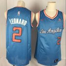 Men's Los Angeles Clippers #2 Kawhi Leonard 2019 Blue Basketball Jersey Stitched