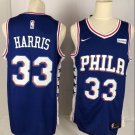 Men's Philadelphia 76ers #33 Tobias Harris Basketball Jersey Blue Stitched