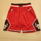Men's Chicago Bulls Basketball Game Shorts 75th Diamond 2022 Red City Swingman Embroidery Pants
