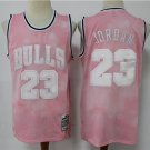 Men's Chicago Bulls #23 Michael Jordan Jersey Cloudy Skies Classics Basketball