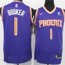 Men's Phoenix Suns #1 Devin Booker Jersey 2021 Purple Swingman Basketball
