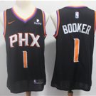 Men's Phoenix Suns #1 Devin Booker Jersey 2021 Black Swingman Basketball