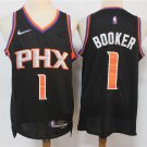 Men's Phoenix Suns #1 Devin Booker Jersey 2022 Black Swingman Basketball