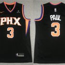 Men's Phoenix Suns #3 Chris Paul Jersey 2021 Black Swingman Basketball