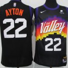 Men's Phoenix Suns #22 Deandre Ayton Jersey 2021 Black City Edition Swingman Basketball