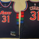 Men's Philadelphia 76ers #31 Seth Curry Jersey 75th Anniversary Diamond 2022 Navy City Edition