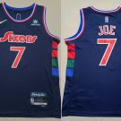 Men's Philadelphia 76ers #7 Isaiah Joe Jersey 75th Anniversary Diamond 2022 Navy City Edition