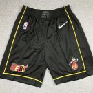 Men's Miami Heat Swingman Basketball Shorts 75th Anniversary Diamond 2022 Black City Edition