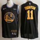 Men's  Golden State Warriors #11 Klay Thompson Jersey 75th Diamond 2022 Black City Edition