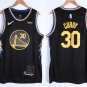 Men's  Golden State Warriors #30 Stephen Curry Jersey 75th Diamond 2022 Black City Edition