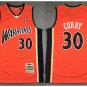 Men's  Golden State Warriors #30 Stephen Curry Jersey Throwback Orange Classics Basketball