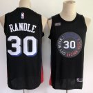 Men's  New York Knicks #30 Julius Randle Jersey 2021 Black City Edition Swingman Basketball