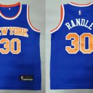 Men's  New York Knicks #30 Julius Randle Jersey Blue Swingman Basketball