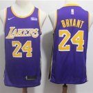 Men's Los Angeles Lakers #24 Kobe Bryant Jersey Purple Swingman Basketball