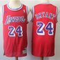 Men's Los Angeles Lakers #24 Kobe Bryant Jersey Throwback Red Classics Basketball
